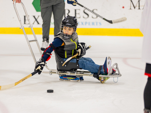 All Abilities Day Community First Igloo Brooks Sled Hockey 1