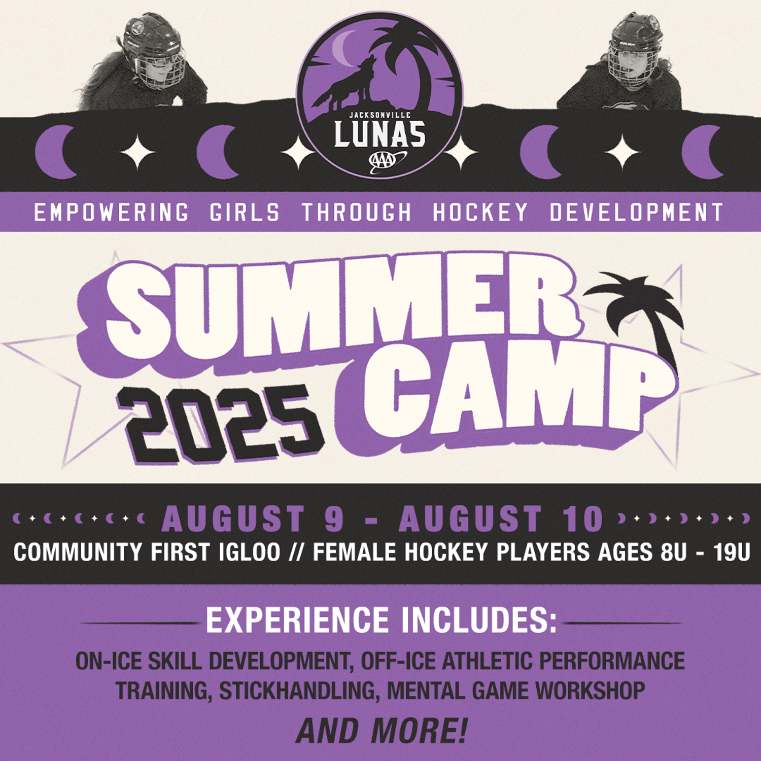 Lunas Summer Camp 2025 Social 1080X1080